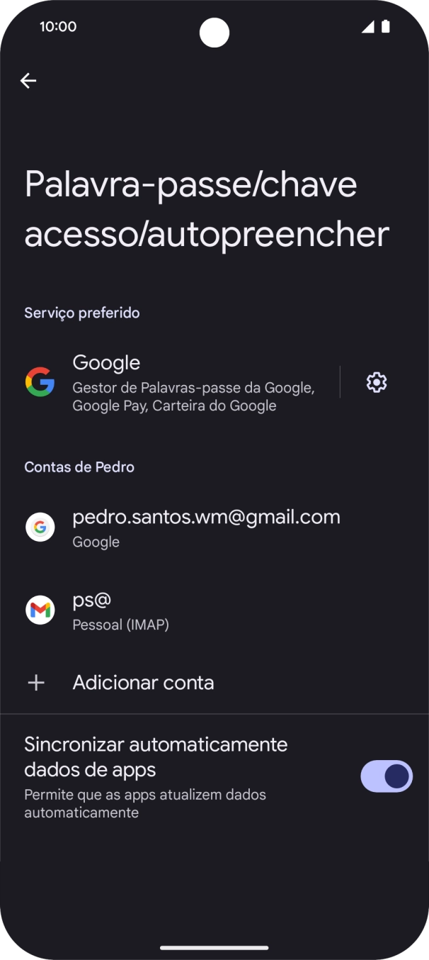 Para voltar ao ecrã inicial, deslize o dedo de baixo para cima a partir da base do ecrã.