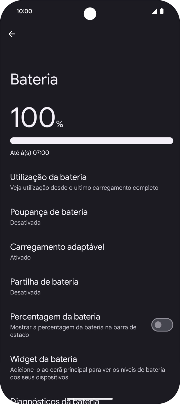 Prima Poupança de bateria.