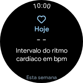 Prima a coroa para terminar e voltar ao ecrã inicial.