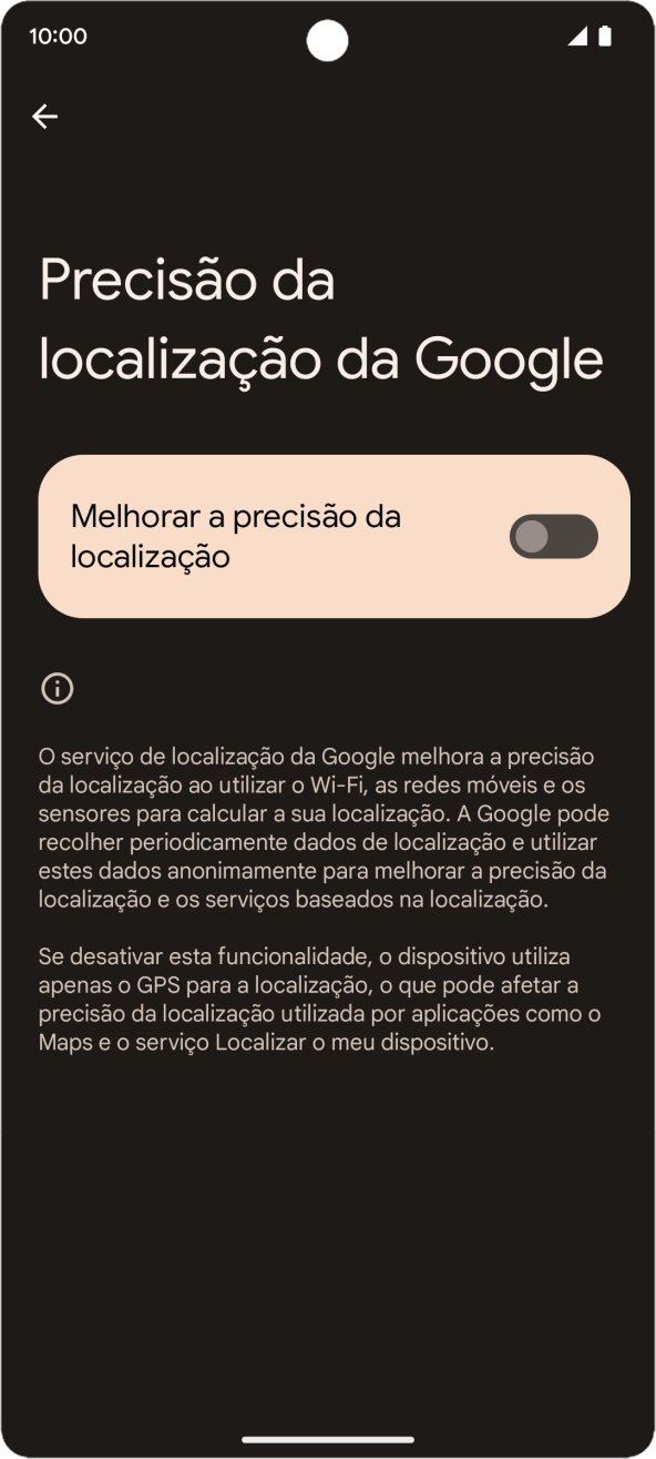 Se premir o indicador junto a 