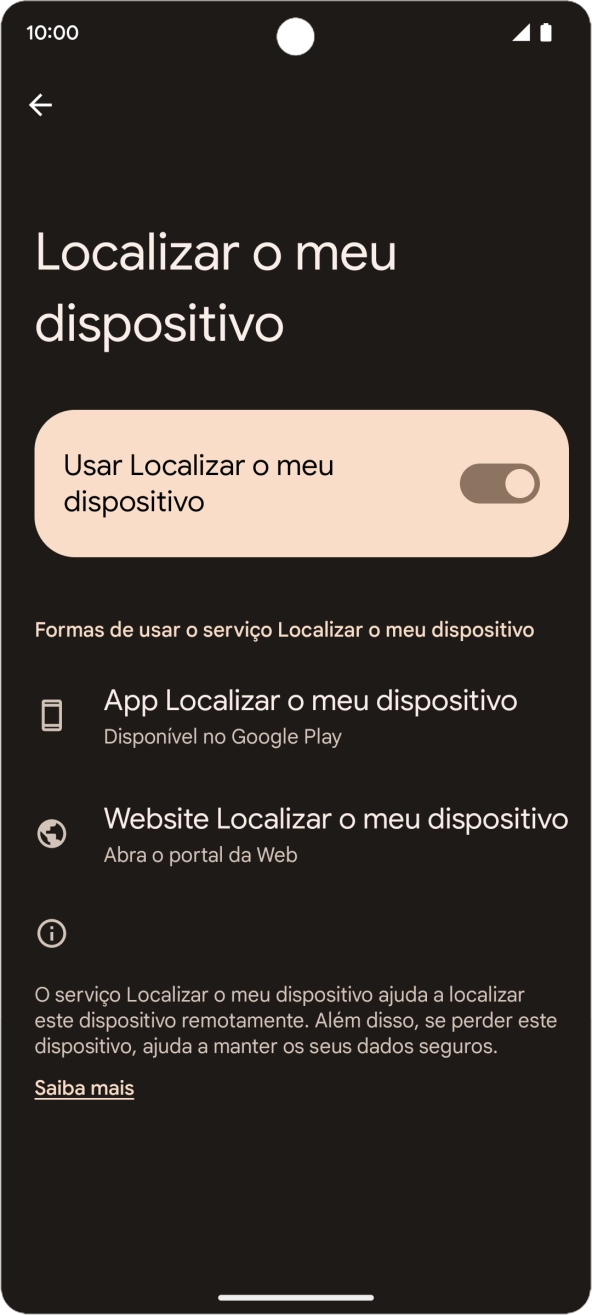 Para voltar ao ecrã inicial, deslize o dedo de baixo para cima a partir da base do ecrã.