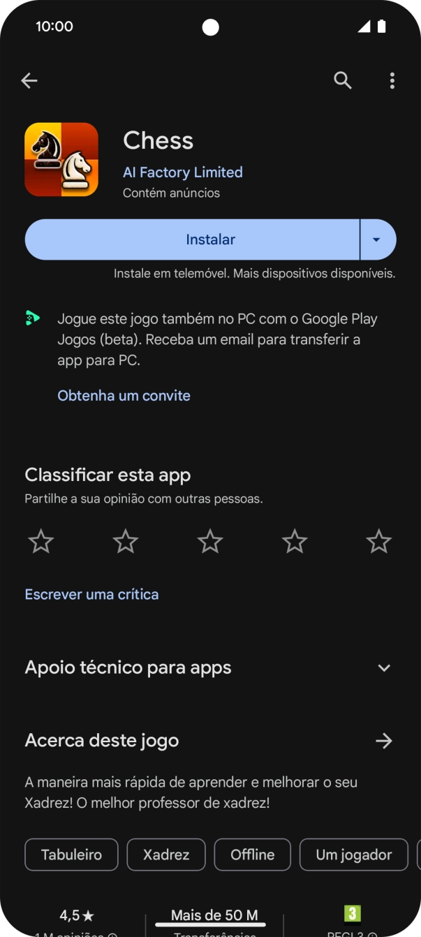 Para voltar ao ecrã inicial, deslize o dedo de baixo para cima a partir da base do ecrã.