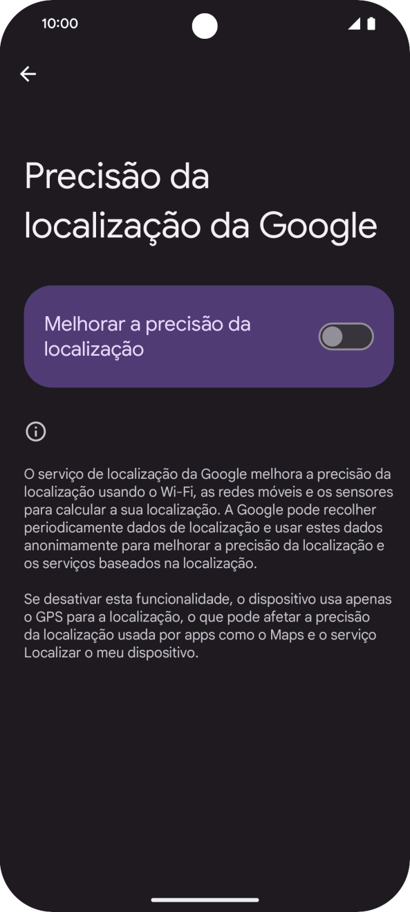 Se premir o indicador junto a 