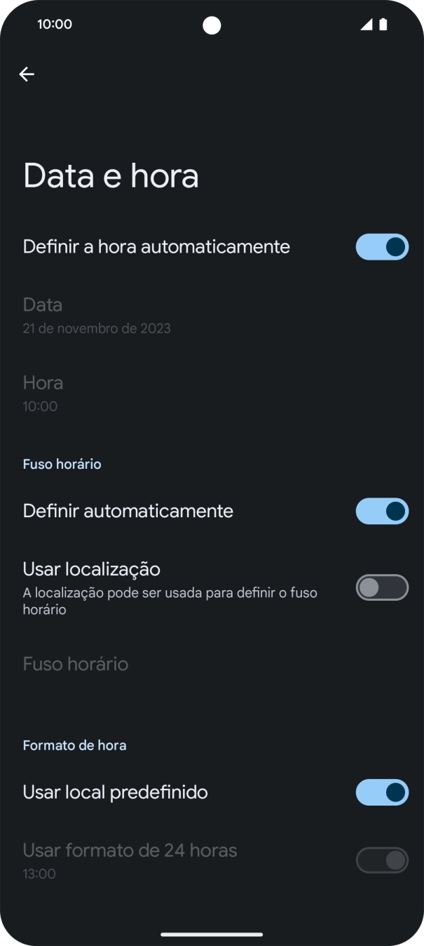 Para voltar ao ecrã inicial, deslize o dedo de baixo para cima a partir da base do ecrã.