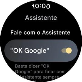 No telefone: Prima o indicador junto a 