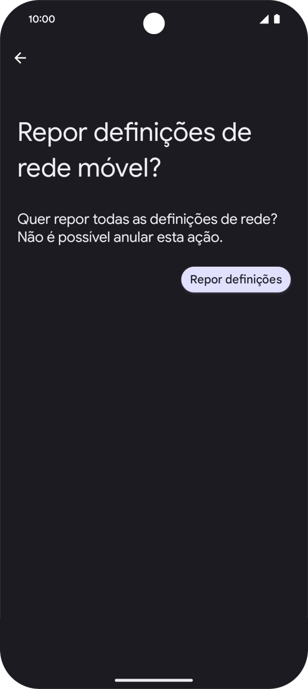 Prima Repor definições.