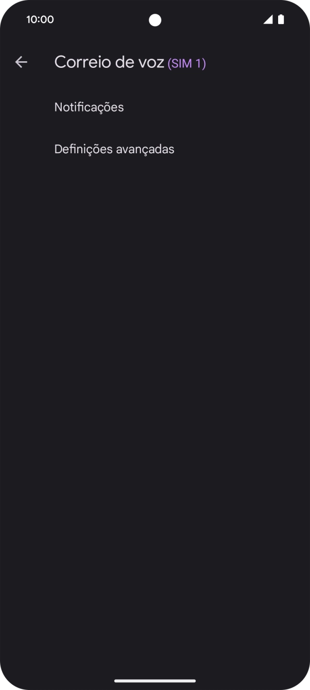 Prima Definições avançadas.