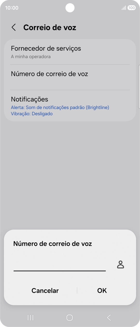 Introduza 123 e prima OK.