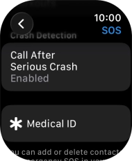 Press Medical ID. Press Medical ID.