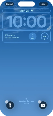 To customise the way the lock screen date is displayed, press the date widget and follow the instructions on the screen to select the required widget display mode. To customise the way the lock screen date is displayed, press the date widget and follow the instructions on the screen to select the required widget display mode.