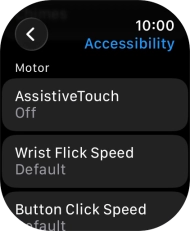 Press the required category below 'Motor' and follow the instructions on the screen to select the required settings.