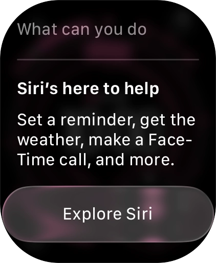 Say 'What can you do' for more examples.