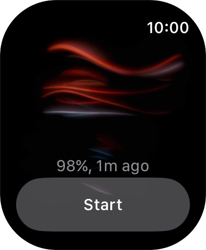 Press Start and wait a moment until the measurement is done.