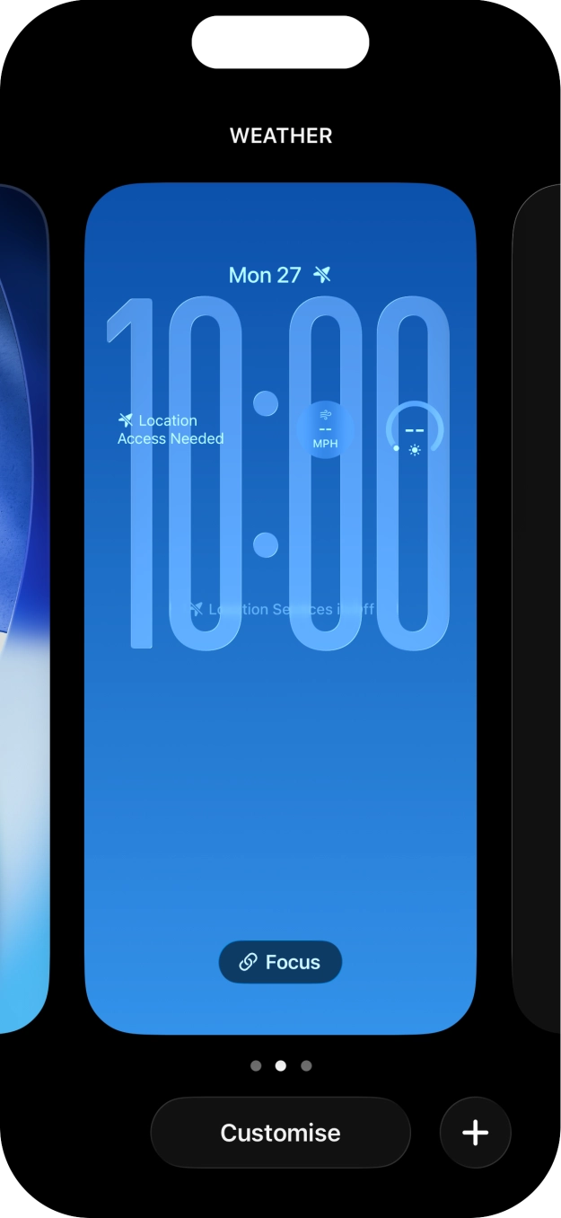 Press Focus. Press Focus.