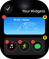 Press the confirm icon. Press the confirm icon.