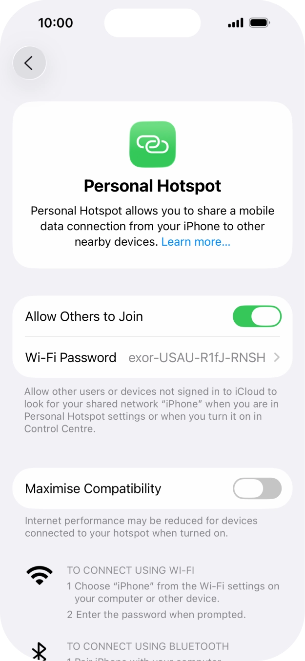 Slide your finger upwards starting from the bottom of the screen to return to the home screen.