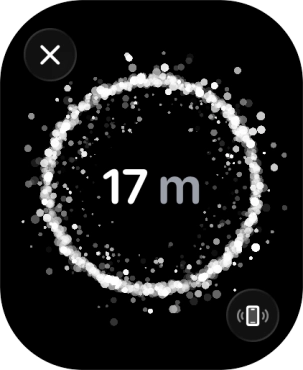 Follow the instructions on the screen to find your phone.