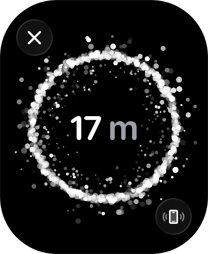 Follow the instructions on the screen to find your phone.