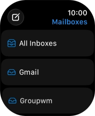 Press the required email account.