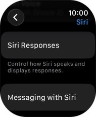 Press Siri Responses.