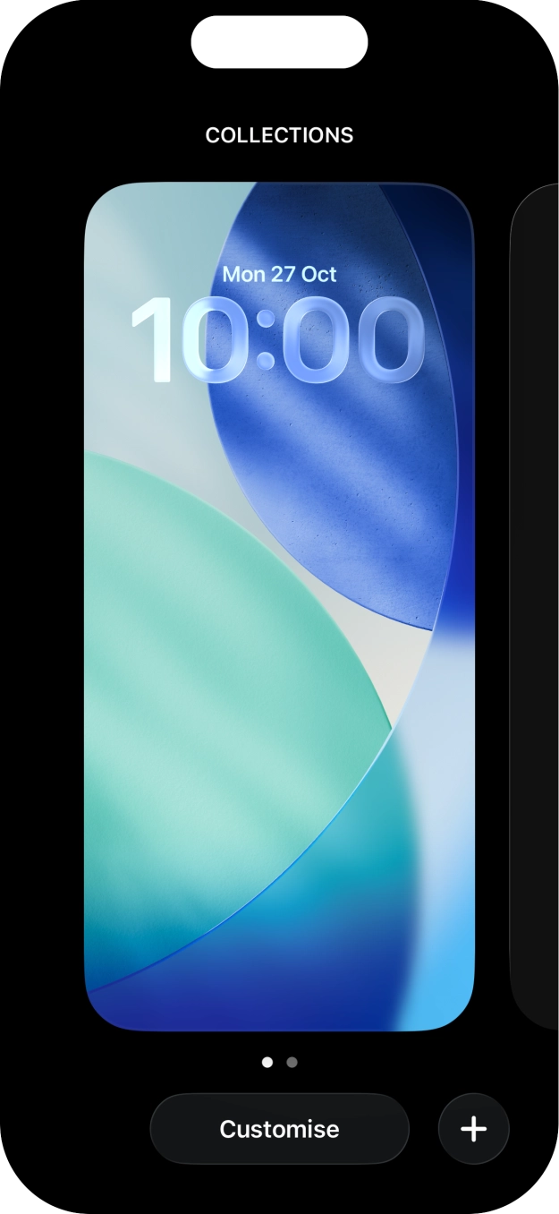 Press the add icon. Press the add icon.