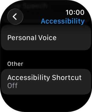 Press the required category below 'Other' and follow the instructions on the screen to select the required settings.