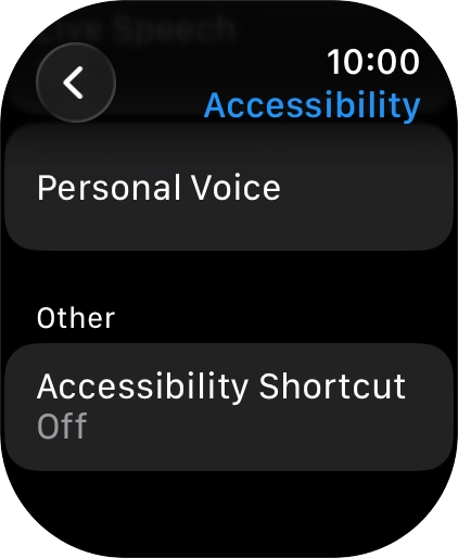 Press the required category below 'Other' and follow the instructions on the screen to select the required settings.