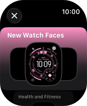 Turn the Digital Crown to see the different watch faces.