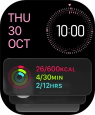 Slide your finger up or down on the stack to select the required widget. Slide your finger up or down on the stack to select the required widget.