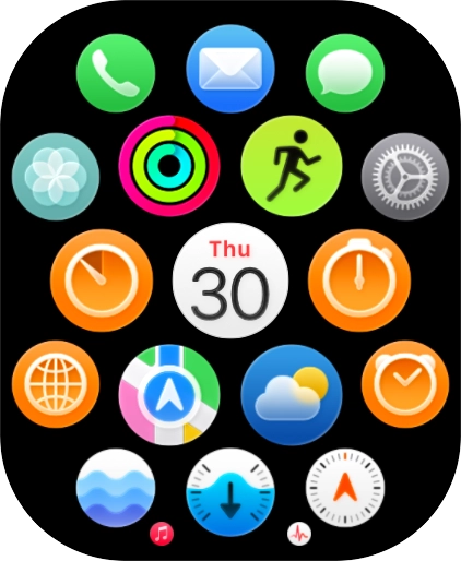 Press the settings icon.
