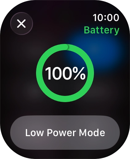 Press Low Power Mode.