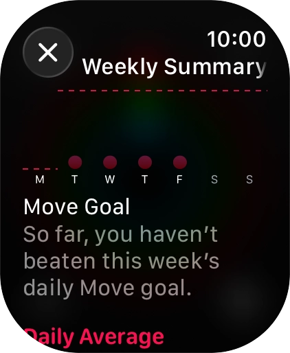 Press the Digital Crown several times to return to the main menu.