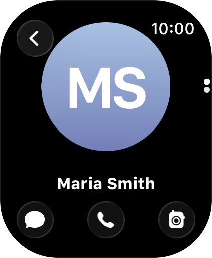 Press the call icon.