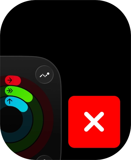 Press the close icon.