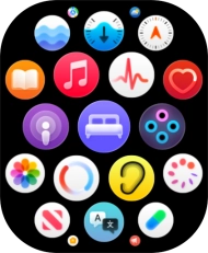 Press the music player icon. Press the music player icon.