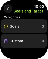 Press arrow left the necessary number of times to return to the home screen for the selected training activity. Press arrow left the necessary number of times to return to the home screen for the selected training activity.