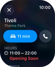 Press the start journey icon.