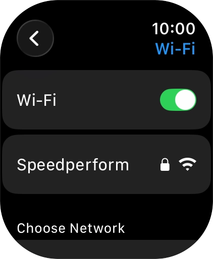 Press the Digital Crown several times to return to standby mode.