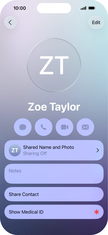 Press Shared Name and Photo. Press Shared Name and Photo.