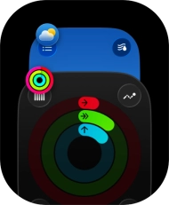 Press the Digital Crown twice in quick succession to open the list of the most recently used apps.