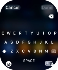 Press the input icon.