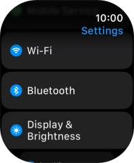 Press Bluetooth. Press Bluetooth.