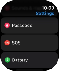 Press SOS. Press SOS.