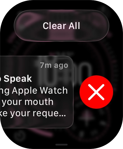Press the delete icon to remove it.
