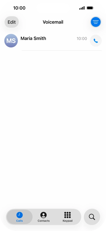 Press the required message. Press the required message.