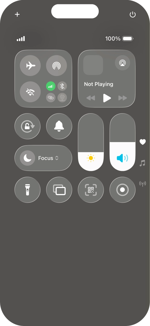 Press the screen recording icon to start the recording.