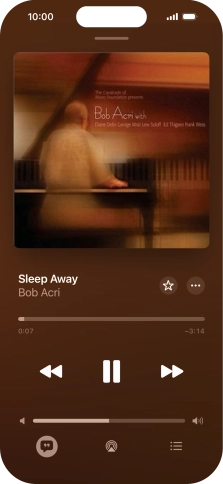 Press arrow right to go to the next audio file.