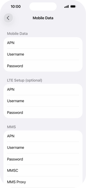 Press APN and key in wap.o2.co.uk. Press APN and key in wap.o2.co.uk.