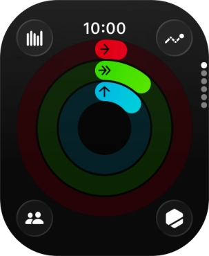 Press the Digital Crown to return to the home screen. Press the Digital Crown to return to the home screen.