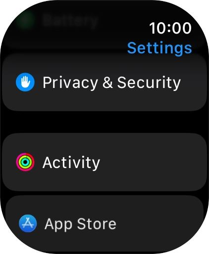 Press Privacy & Security.